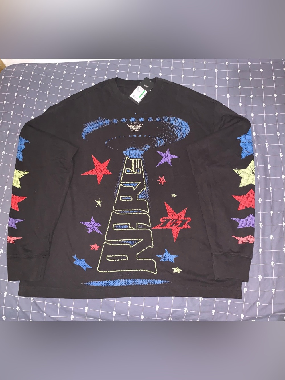 PUMA Men's LaMelo Star Vision Long Sleeve Graphic T-Shirt Size: Large